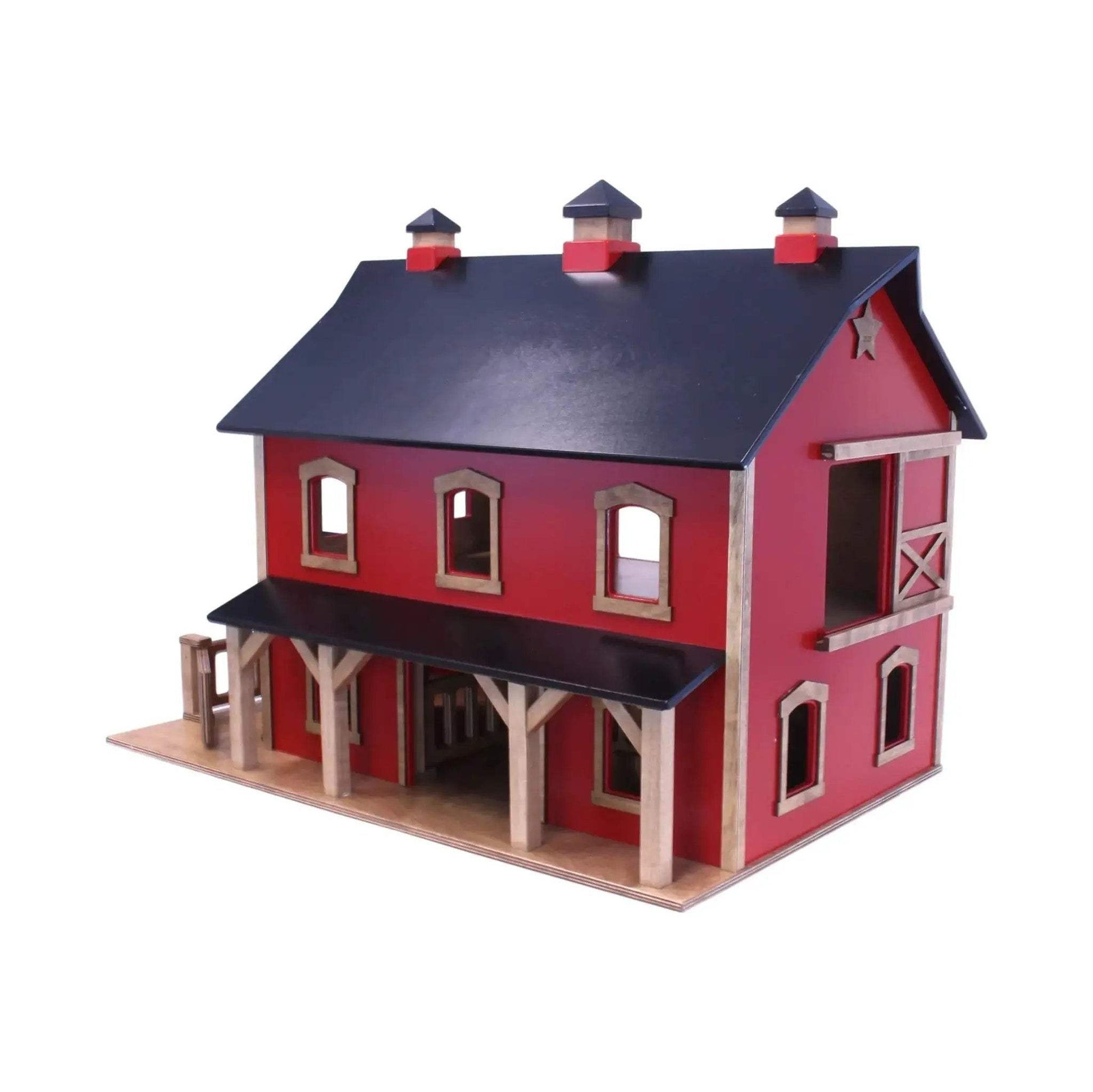 Large Pennsylvania Bank Barn Toy, Hand-Crafted in Lancaster County, PA - ToylandEU