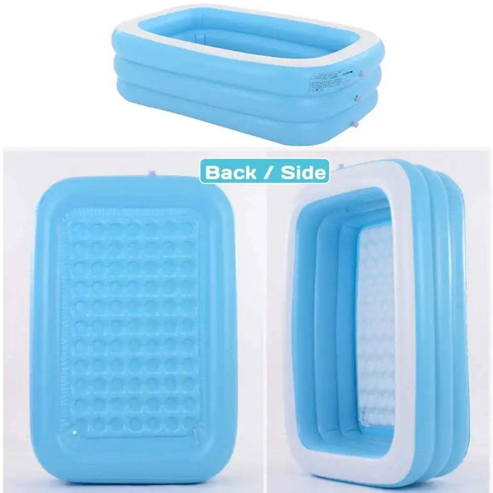  Inflatable Pool For Adults Large Rectangular Reinforced PVC -  ToylandEU™