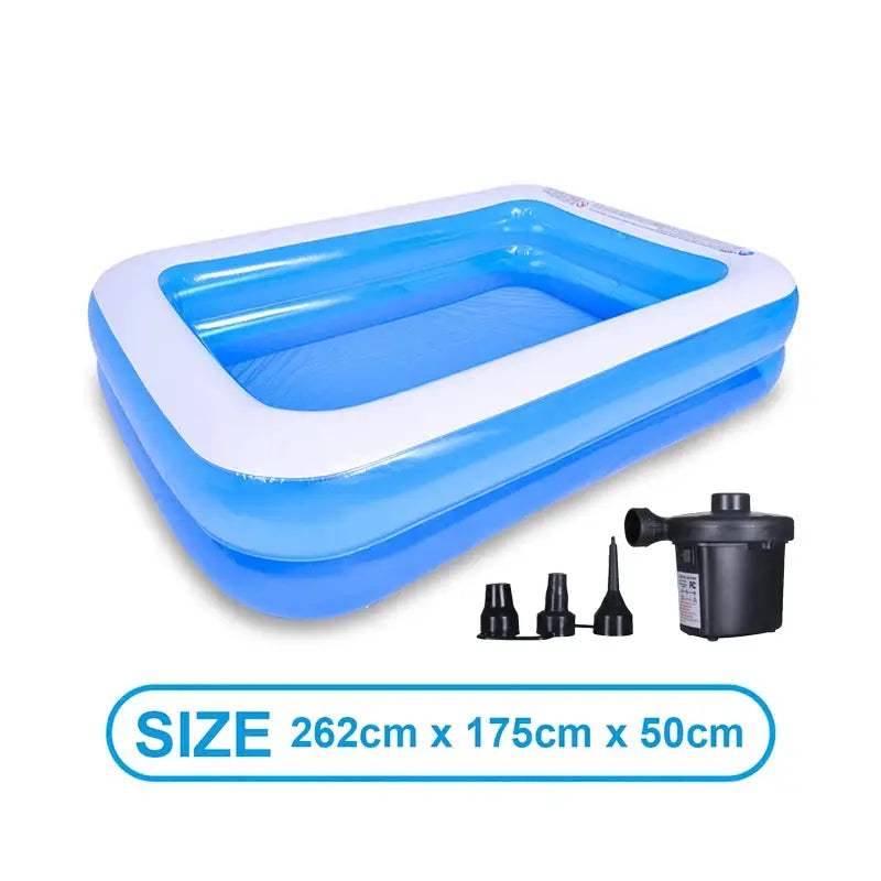  Inflatable Pool For Adults Large Rectangular Reinforced PVC -  ToylandEU™