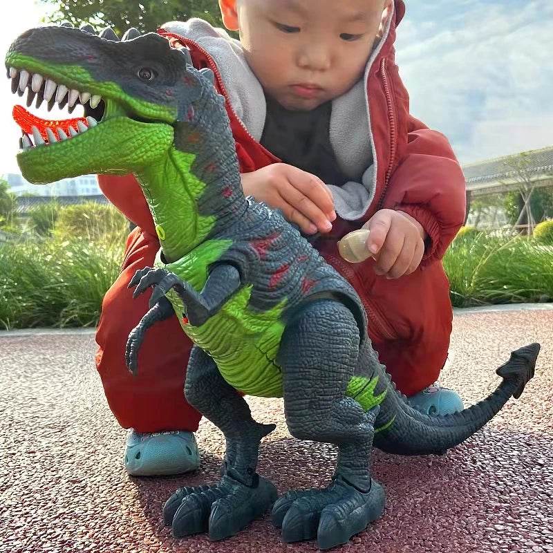 Large Remote Control Tyrannosaurus Dinosaur Toy with Light and Sound for Kids Christmas Gift - ToylandEU