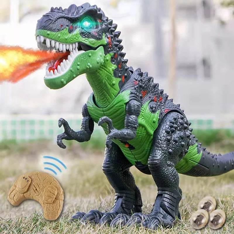 Large Remote Control Tyrannosaurus Dinosaur Toy with Light and Sound for Kids Christmas Gift - ToylandEU