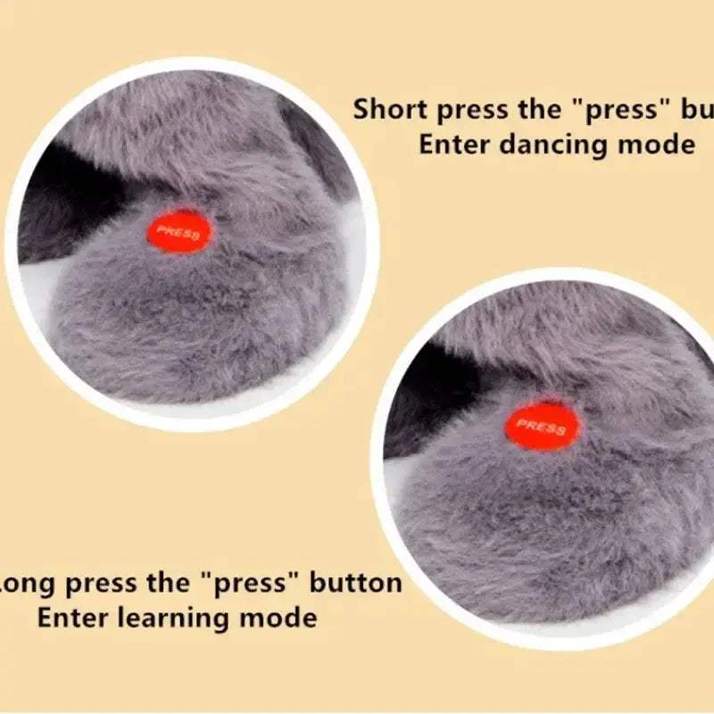 Large Robot Cat Toy Dancing Walking Talking Plush Pet - ToylandEU
