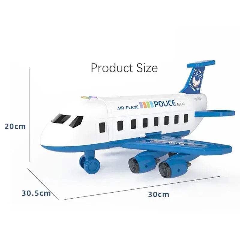 Large Size Airplane Toy With Inertia And Music Simulation - ToylandEU