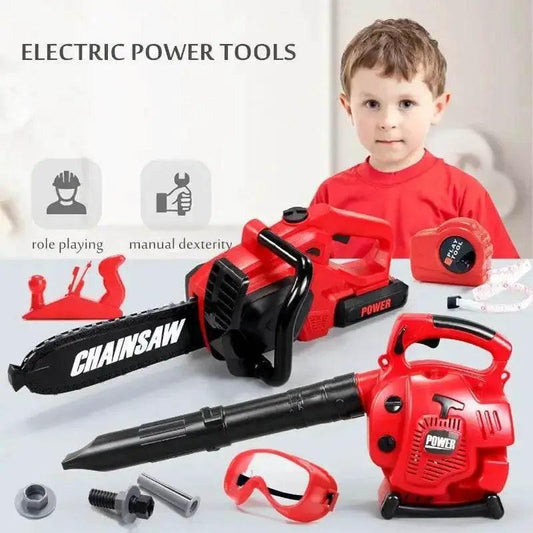 Large Size Children Electronic Chainsaw Play Tool Kit -  ToylandEU™