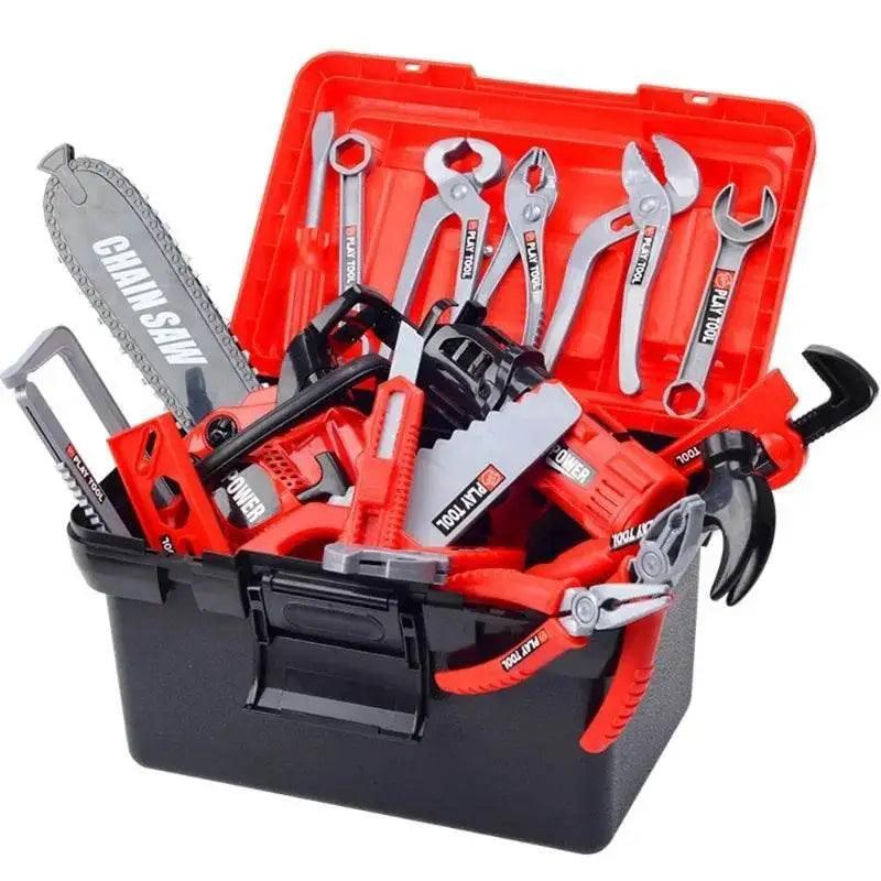 Large Size Children Electronic Chainsaw Play Tool Kit -  ToylandEU™