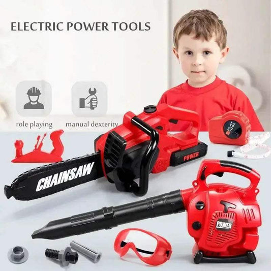 Large Size Children Electronic Chainsaw Play Tool Kit -  ToylandEU™