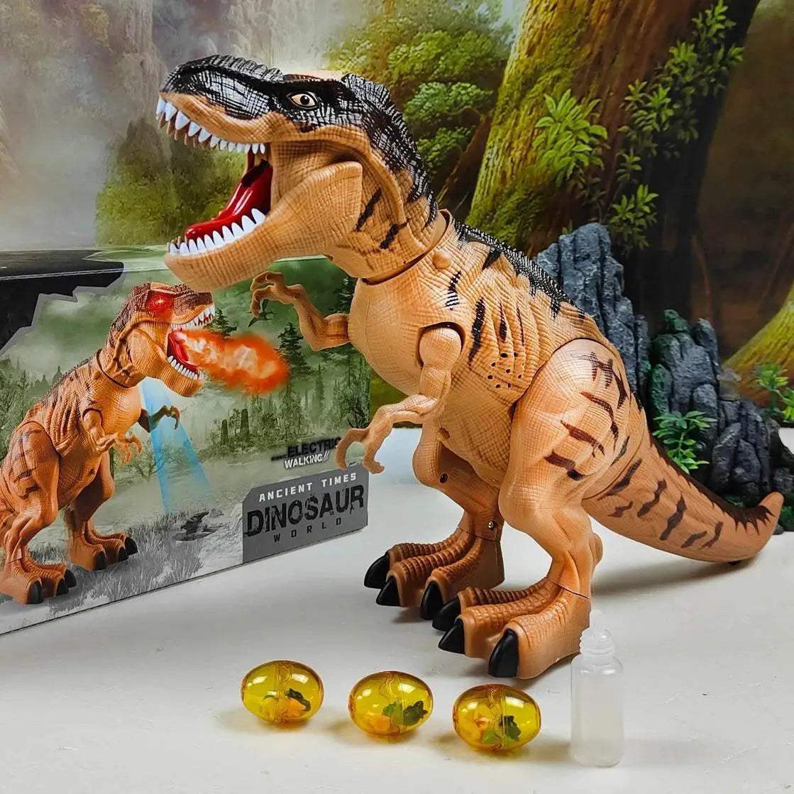 Large Size Electric Dinosaur Robot With Lights and Sounds for Kids Aged 3 to 12 Years - ToylandEU