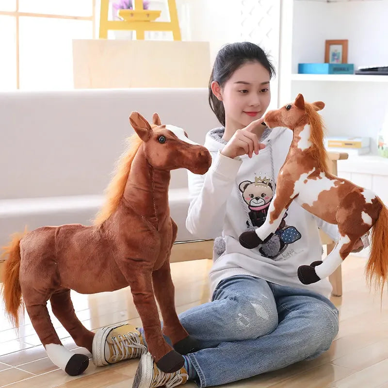 Large Size Horse Plush Toy Cushion Pillow For Kids - ToylandEU