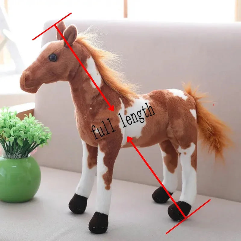 Large Size Horse Plush Toy Cushion Pillow For Kids - ToylandEU