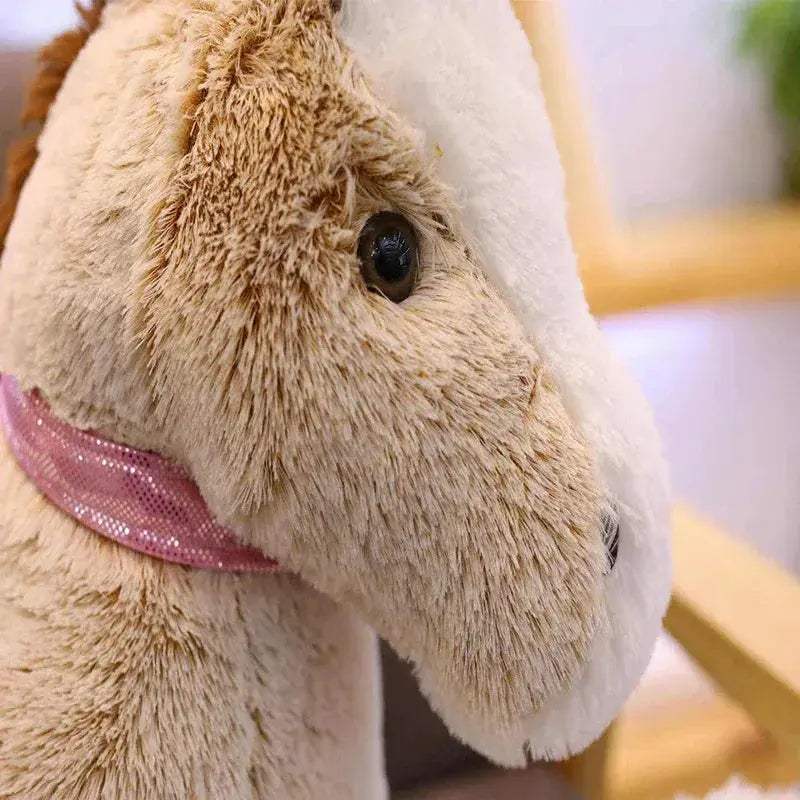 Large Size Lying Horse Plush Toy 56CM Soft Gift Premium - ToylandEU
