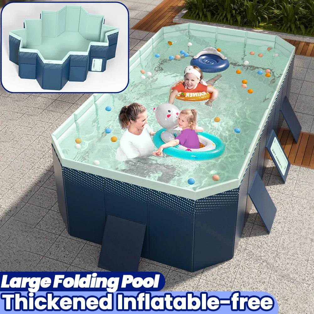 Large Swimming Pool Foldable Frame Pools for Family Summer Water Games - ToylandEU