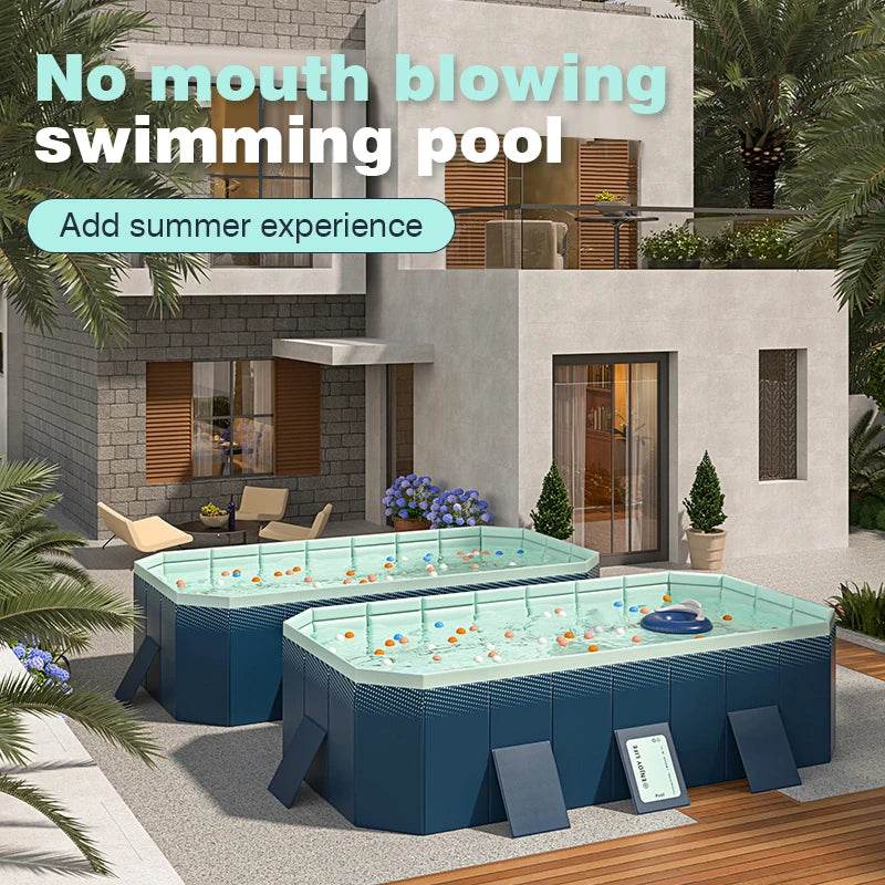 Large Swimming Pool Foldable Frame Pools for Family Summer Water Games - ToylandEU