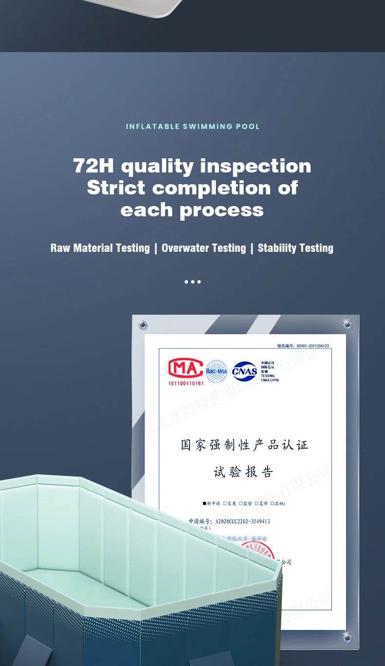 Large Swimming Pool Foldable Frame Pools for Family Summer Water Games - ToylandEU