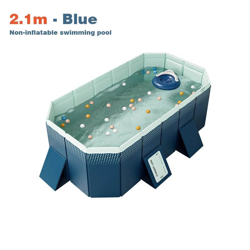 Large Swimming Pool Foldable Frame Pools for Family Summer Water Games - ToylandEU
