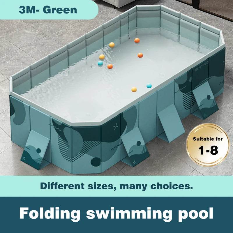Large Swimming Pool Foldable Frame Pools for Family Summer Water Games - ToylandEU