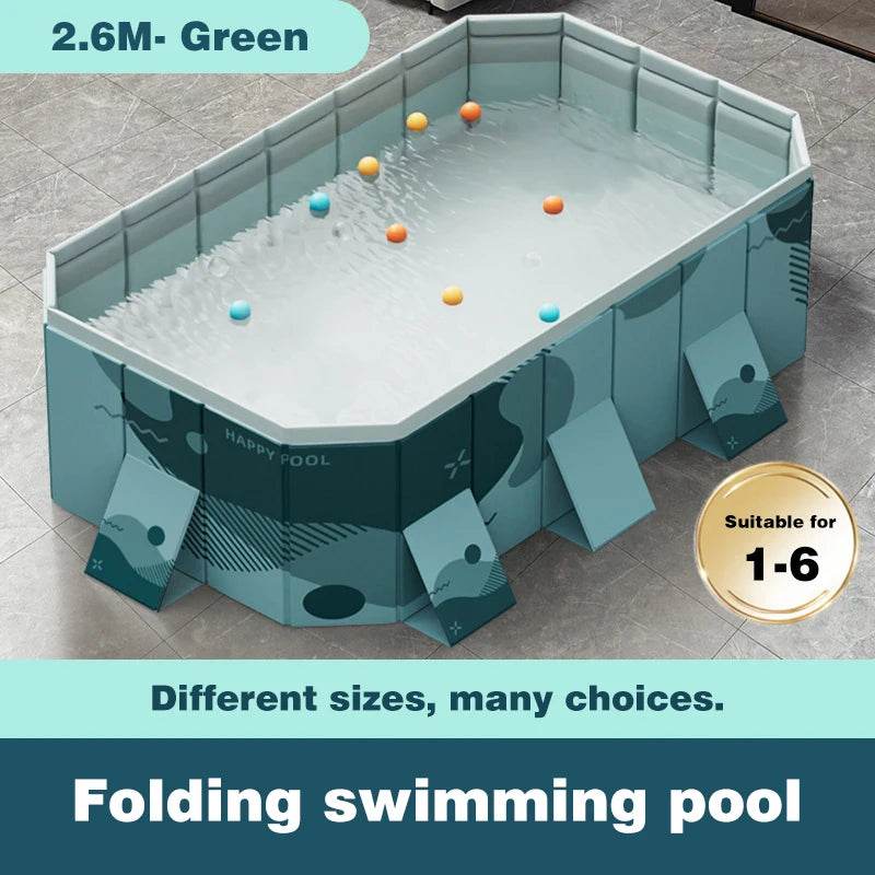 Large Swimming Pool Foldable Frame Pools for Family Summer Water Games - ToylandEU