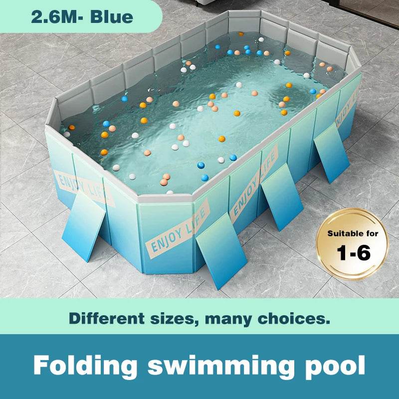 Large Swimming Pool Foldable Frame Pools for Family Summer Water Games - ToylandEU