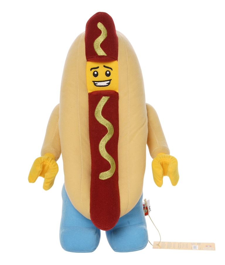 LEGO® Hot Dog Guy Plush | Character Stuffed Toy | Ages 6+