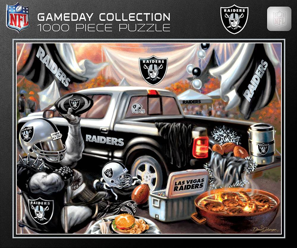 Las Vegas Raiders 1000 Piece Gameday Design Puzzle - ToylandEU