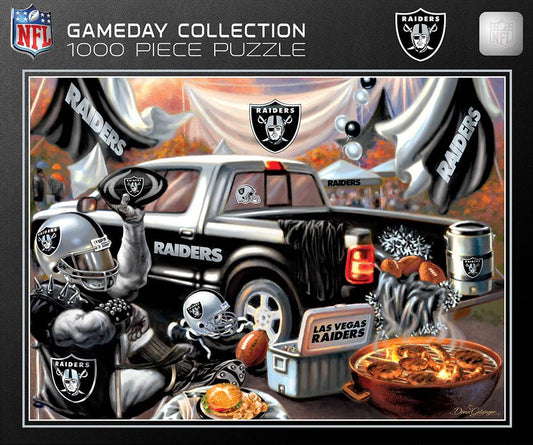 Las Vegas Raiders 1000 Piece Gameday Design Puzzle - ToylandEU