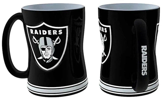  Las Vegas Raiders 14oz Sculpted Coffee Mug Team Color -  ToylandEU™