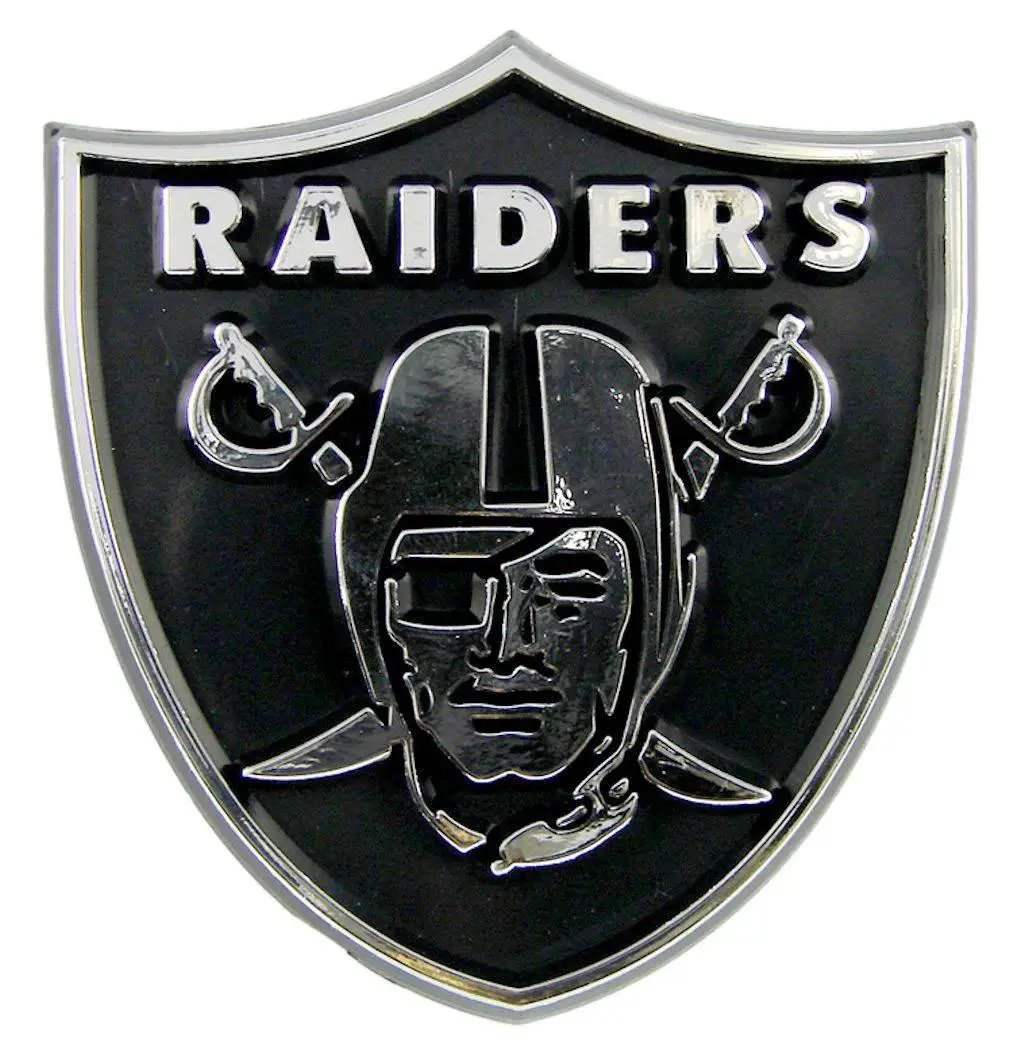 Las Vegas Raiders Auto Emblem - Silver - ToylandEU