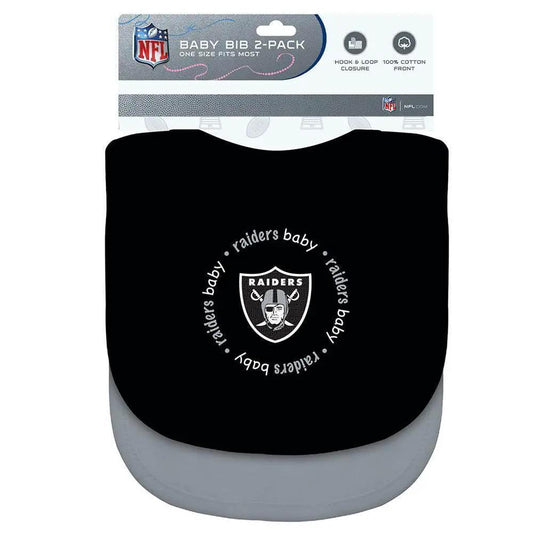  Las Vegas Raiders Baby Bibs 2 Pack Officially Licensed -  ToylandEU™