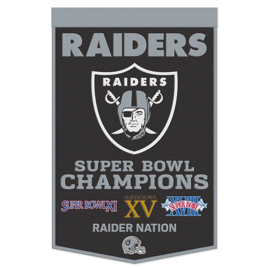 Las Vegas Raiders Banner Wool 24x38 Dynasty Champ Design - ToylandEU