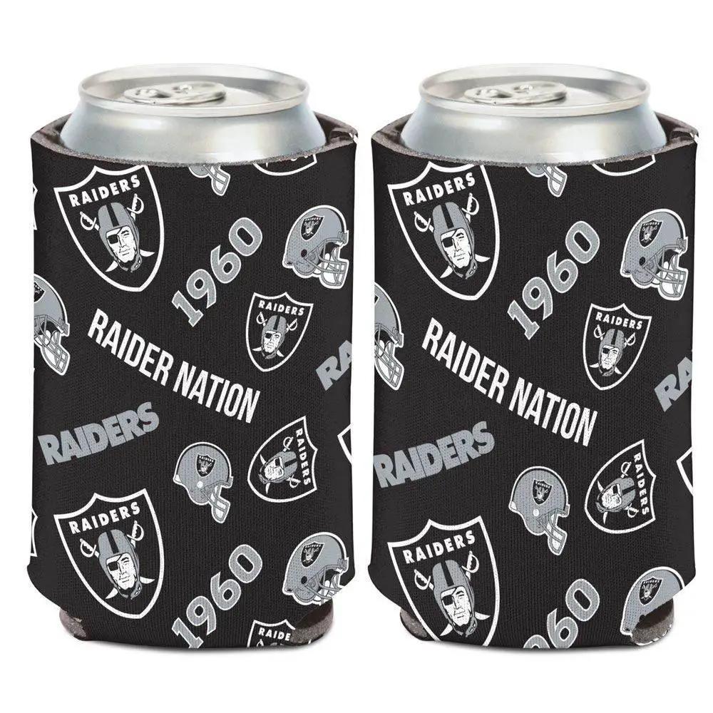  Las Vegas Raiders Can Cooler Scatterprint Wraparound Design -  ToylandEU™