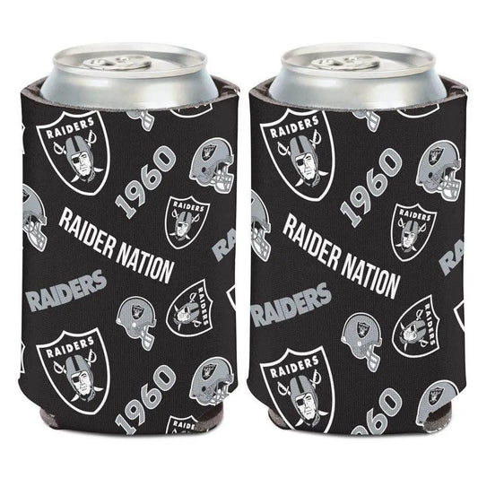  Las Vegas Raiders Can Cooler Scatterprint Wraparound Design -  ToylandEU™