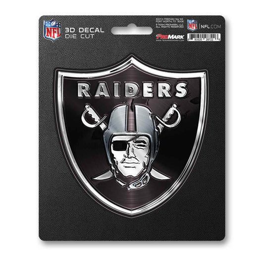 Las Vegas Raiders Decal 5x8 Die Cut 3D Logo Design Pro - ToylandEU