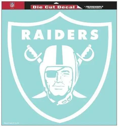  Las Vegas Raiders Decal 8x8 Die Cut White -  ToylandEU™