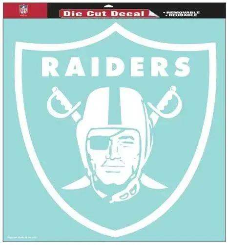  Las Vegas Raiders Decal 8x8 Die Cut White -  ToylandEU™