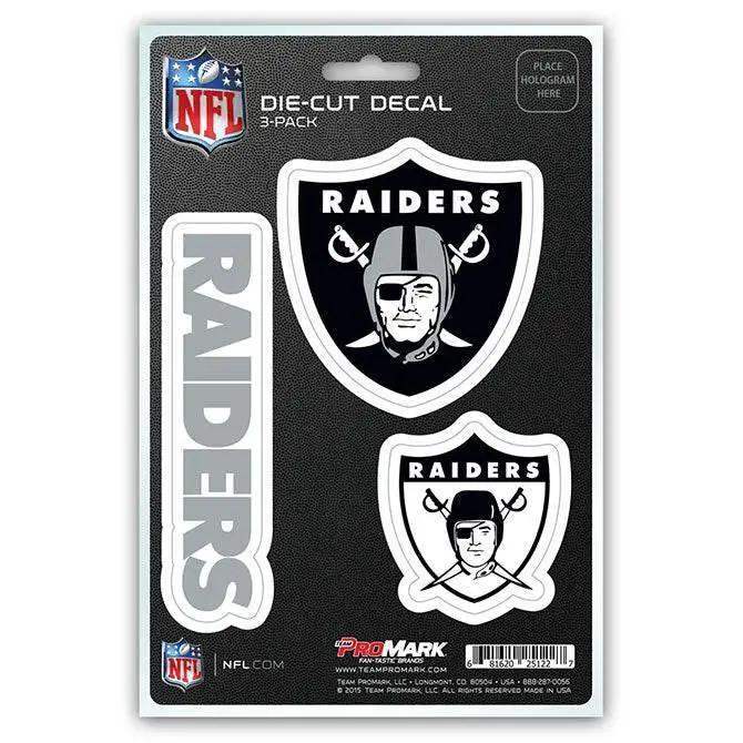  Las Vegas Raiders Die Cut Team Decals 3 Pack Vinyl Premium -  ToylandEU™