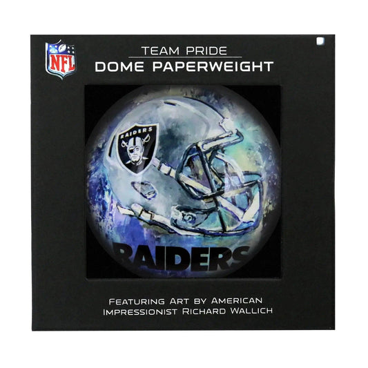  Las Vegas Raiders Domed Glass Paperweight For Desk Use -  ToylandEU™