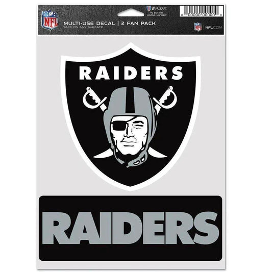  Las Vegas Raiders Fan Decal Pack for Multiple Surfaces -  ToylandEU™