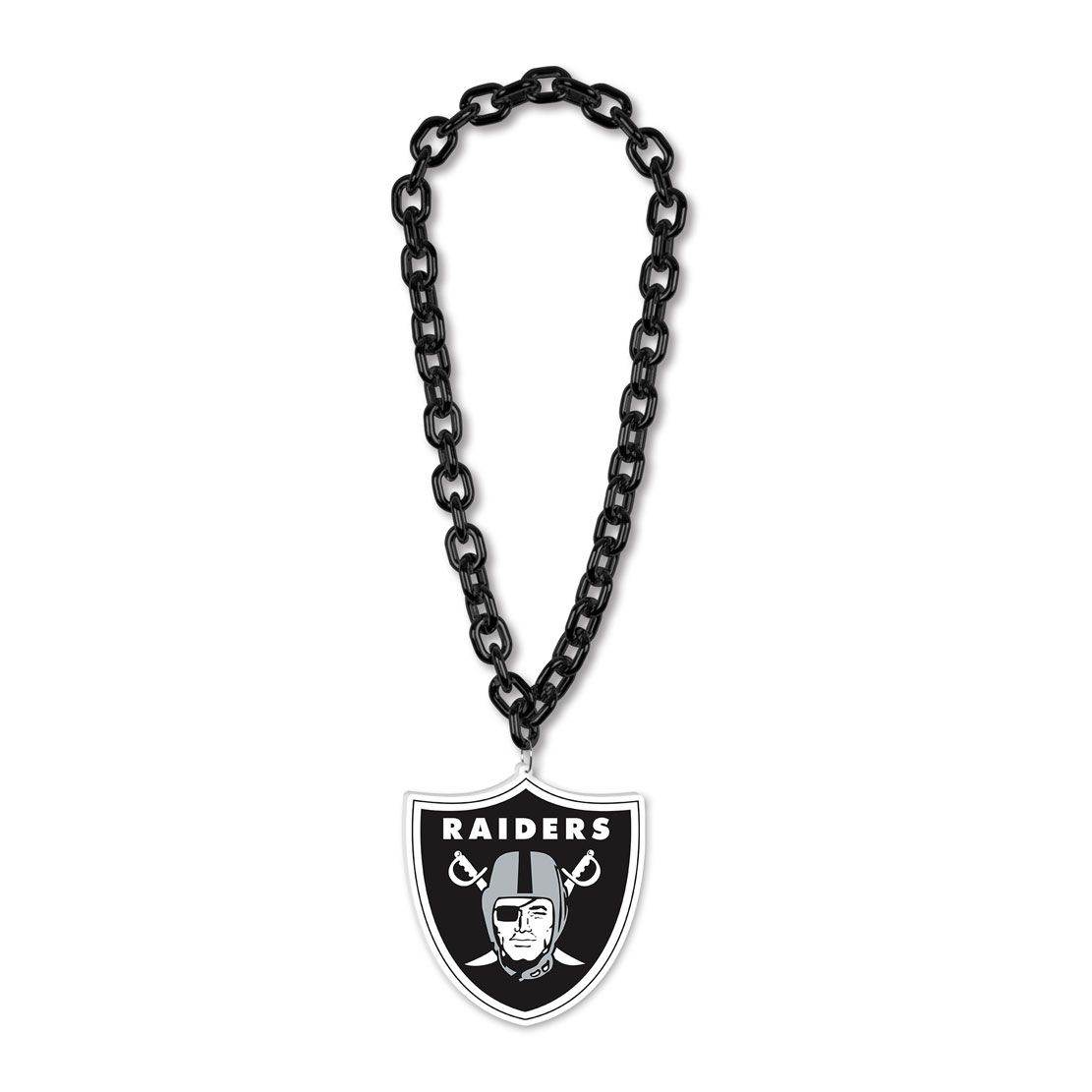 Las Vegas Raiders Foam Logo Necklace With Big Chain - ToylandEU