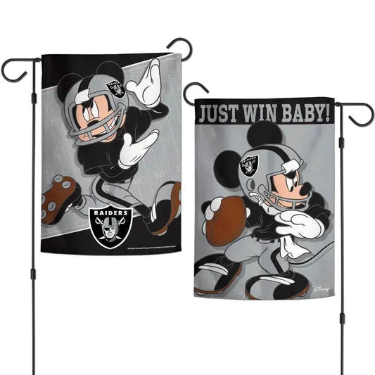  Las Vegas Raiders Garden Flag 12x18 Two Sided Disney -  ToylandEU™