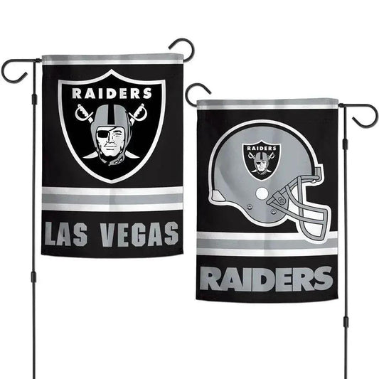 Las Vegas Raiders Garden Style Flag 12x18 Two Sided -  ToylandEU™