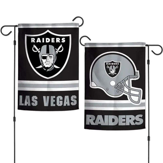 Las Vegas Raiders Garden Style Flag 12x18 Two Sided - ToylandEU