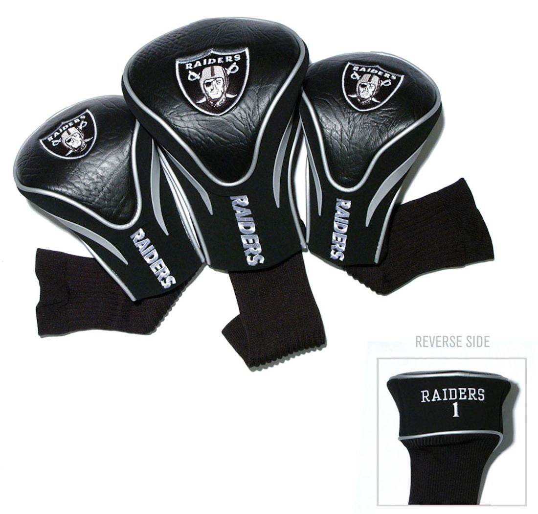 Las Vegas Raiders Golf Club Headcover 3 Piece Contour Style - ToylandEU