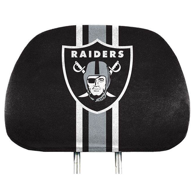 Las Vegas Raiders Headrest Covers Full Color Printed Logo - ToylandEU