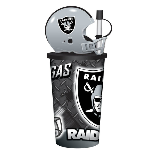 Las Vegas Raiders Helmet Cup 32 Oz Plastic With Straw - ToylandEU