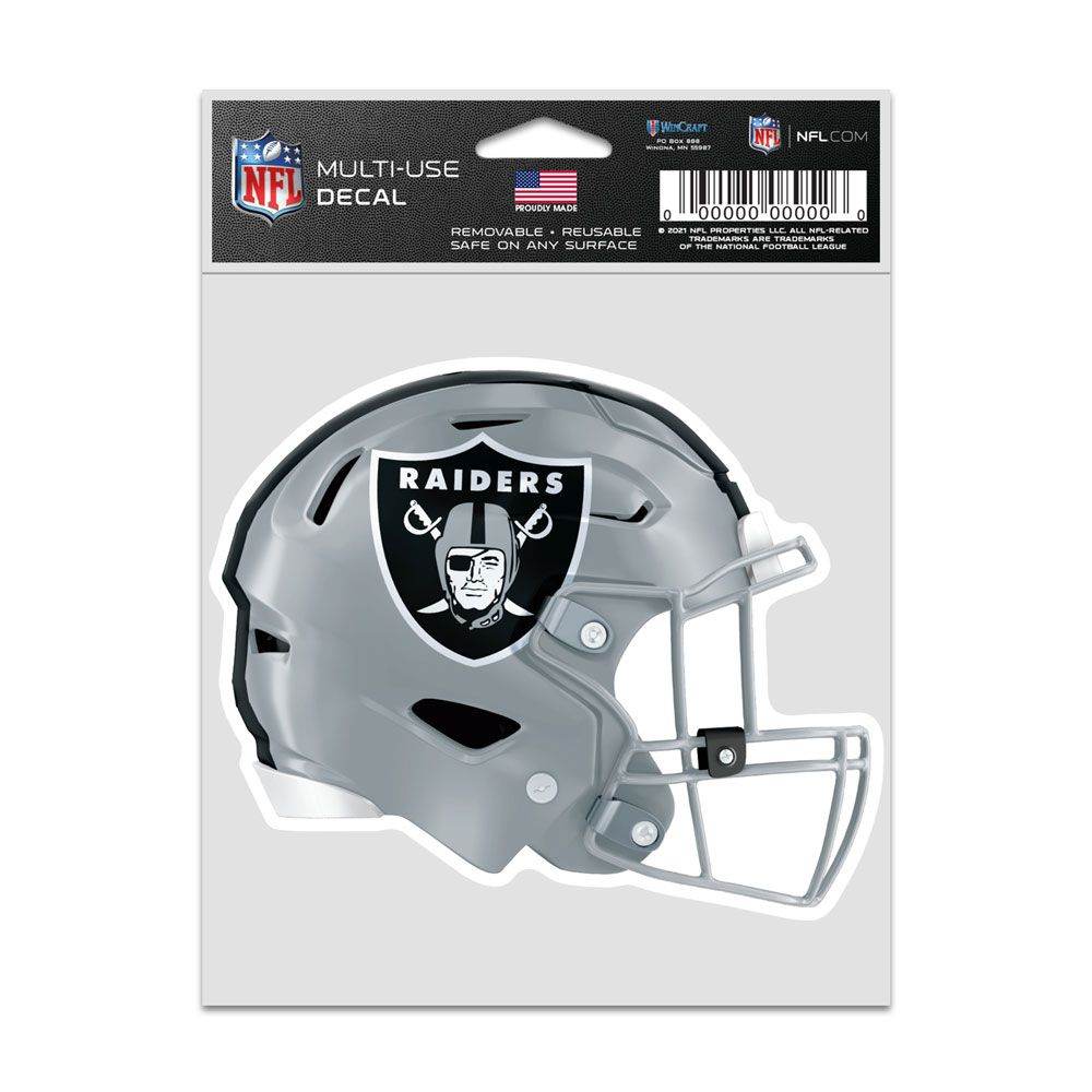 Las Vegas Raiders Helmet Decal 3.75x5 Inches Vinyl Decal - ToylandEU
