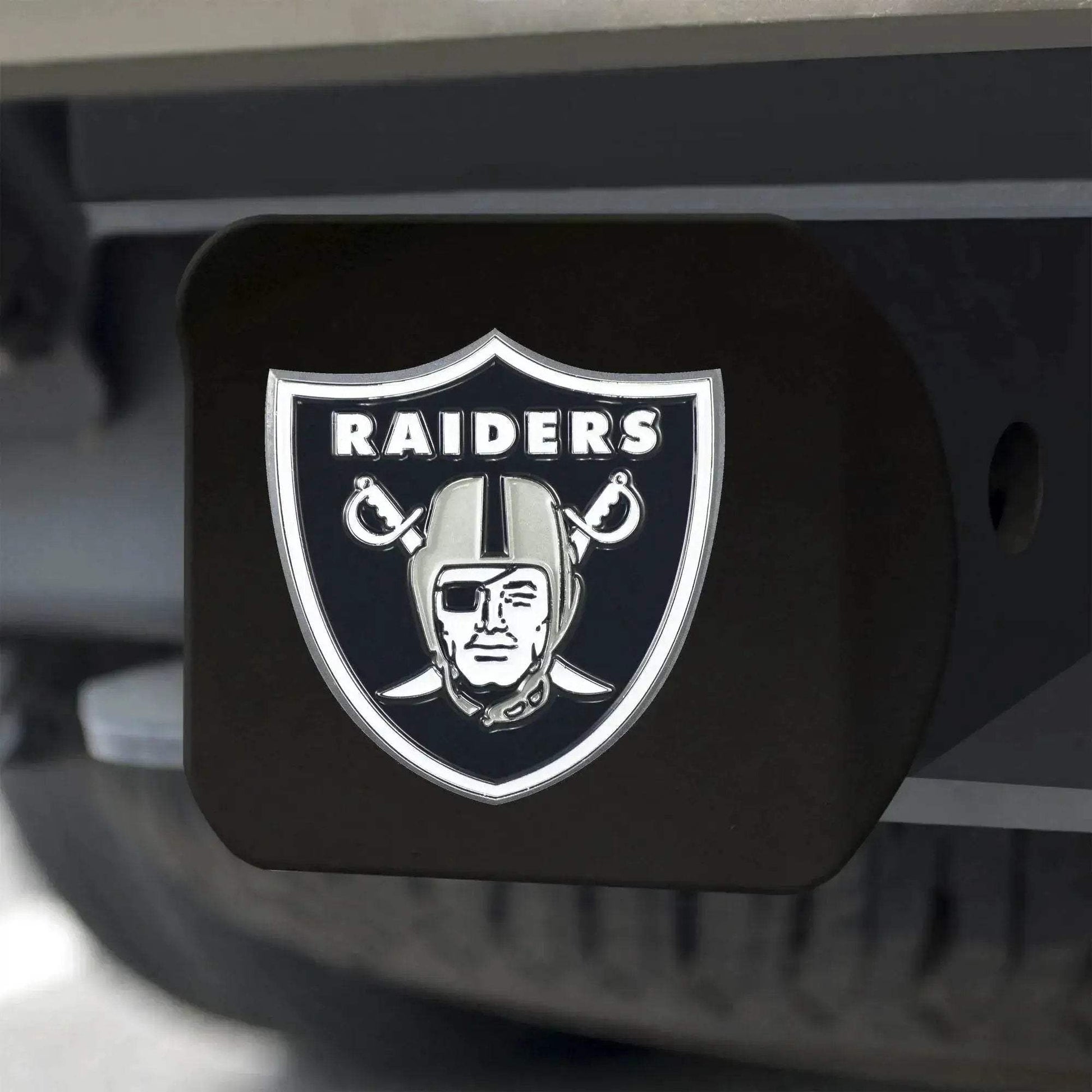Las Vegas Raiders Hitch Cover 3D Emblem Heavy Duty Black - ToylandEU