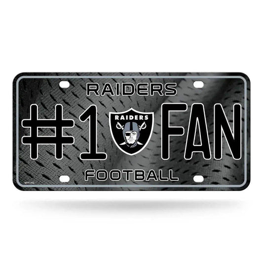  Las Vegas Raiders License Plate Fan Aluminum 6x12 Inches -  ToylandEU™