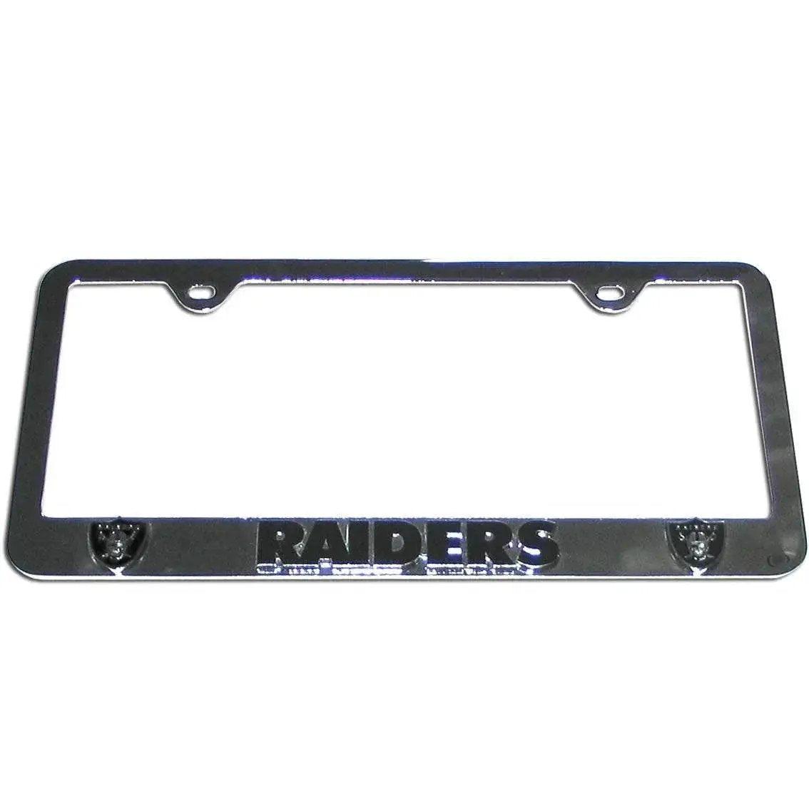  Las Vegas Raiders License Plate Frame CO High Polish Chrome -  ToylandEU™