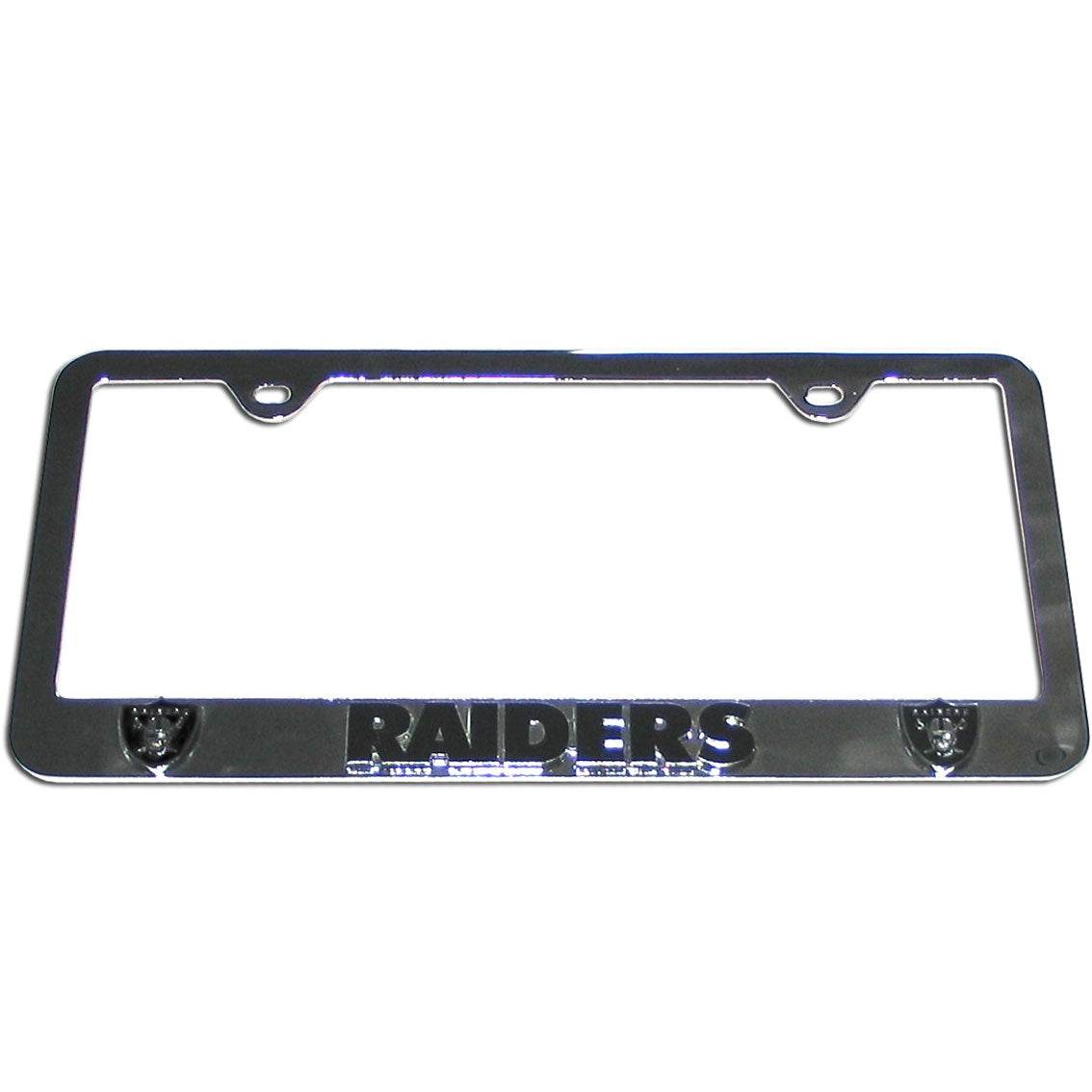 Las Vegas Raiders License Plate Frame CO High Polish Chrome - ToylandEU