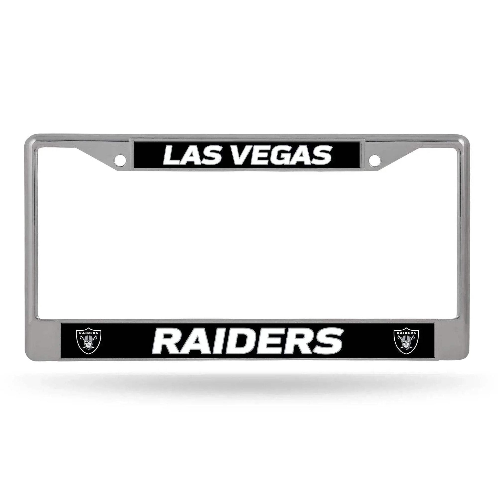  Las Vegas Raiders License Plate Frame Chrome Printed Insert -  ToylandEU™