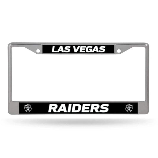 Las Vegas Raiders License Plate Frame Chrome Printed Insert - ToylandEU